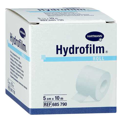 Фиксирующий пластырь из прозрачной пленки в рулоне, 5 cм x 10 м Hydrofilm Roll в Аптеки Столички