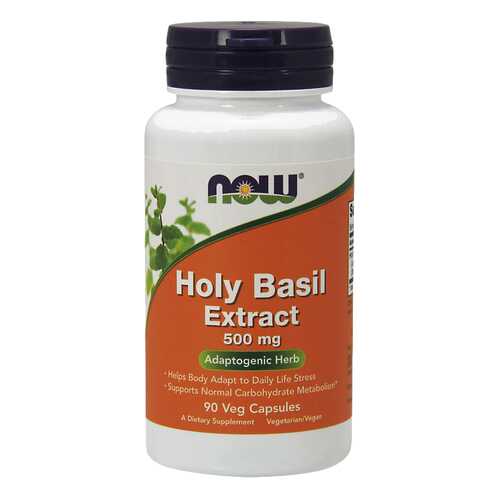 Для нервной системы NOW Holy Basil Extract 500 мг 90 капсул в Аптеки Столички