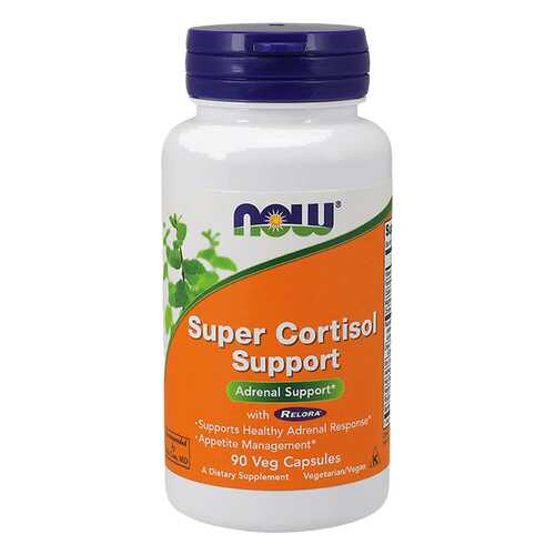 Для нервной системы NOW Super Cortisol Support 90 капсул в Аптеки Столички