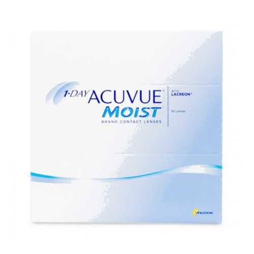 Контактные линзы 1-Day Acuvue Moist 90 линз R 8,5 -4,00 в Аптеки Столички