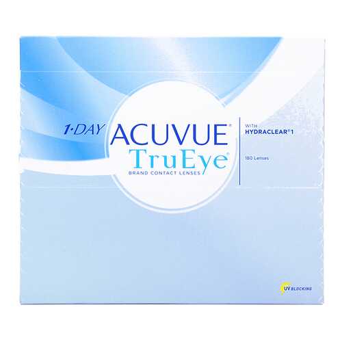 Контактные линзы 1-Day Acuvue TruEye 180 линз R 8,5 -2,25 в Аптеки Столички