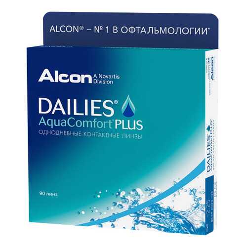 Контактные линзы ALCON Dailies AquaComfort Plus 90 линз -1,75 в Аптеки Столички