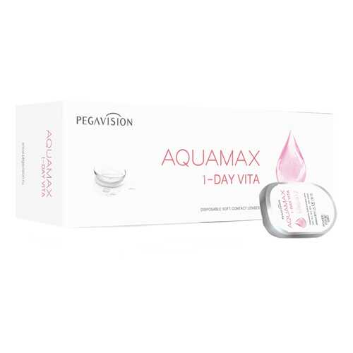 Контактные линзы Aquamax 1 Day Vita 30 линз R 8,6 -6,50 в Аптеки Столички