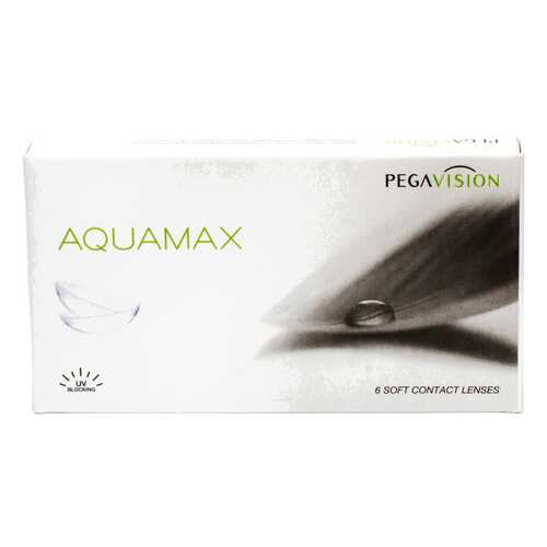 Контактные линзы AQUAMAX 6 линз R 8,6 -3,00 в Аптеки Столички