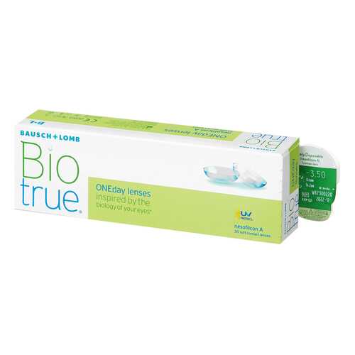 Контактные линзы Biotrue ONEday 30 линз -6,50 в Аптеки Столички