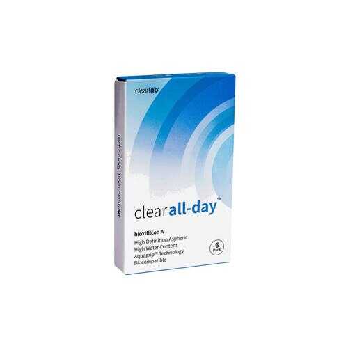 Контактные линзы ClearLab Clear All-Day 6 линз R 8.6 -02,50 в Аптеки Столички