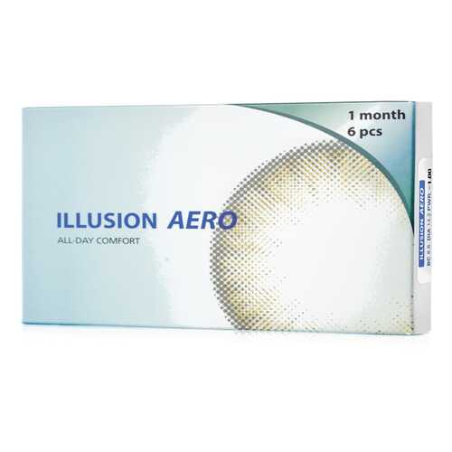 Контактные линзы ILLUSION Aero 6 линз R 8.6 -2.25D в Аптеки Столички