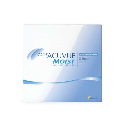 Контактные линзы 1-Day Acuvue Moist for Astigmatism 90 линз -1,25/-0,75/10 в Аптеки Столички