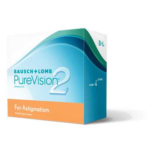 Контактные линзы PureVision 2 for Astigmatism 3 линзы -2,25/-2,25/150 в Аптеки Столички