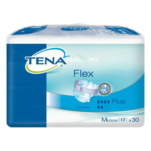 Подгузники для взрослых с поясом, M, 30 шт. Tena Flex Plus в Аптеки Столички