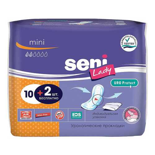 Прокладки Seni Lady Mini Урологические 10 шт в Аптеки Столички