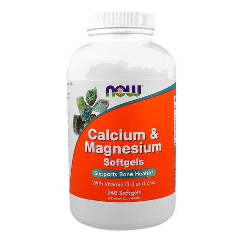 Кальций NOW Calcium&Magnesium 240 капс. в Аптеки Столички