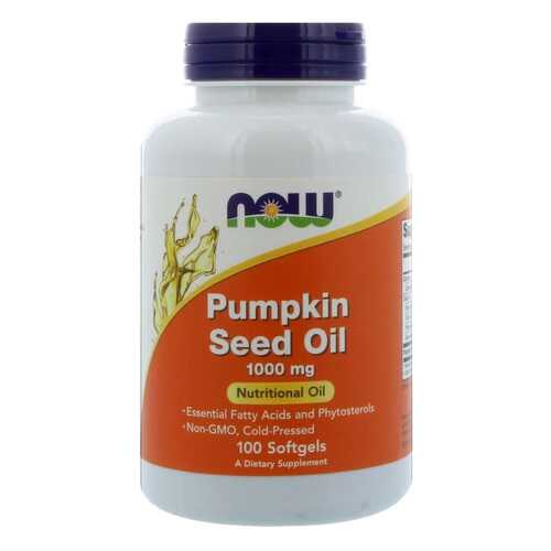 Другие масла и жиры NOW Pumpkin Seed Oil 100 капс. в Аптеки Столички