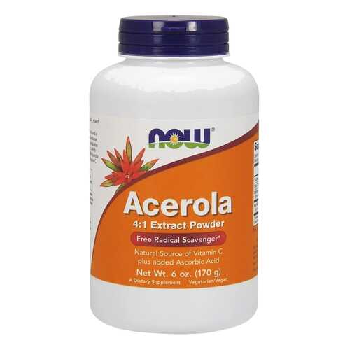 Антиоксидант NOW Acerola Powder 170 г натуральный в Аптеки Столички